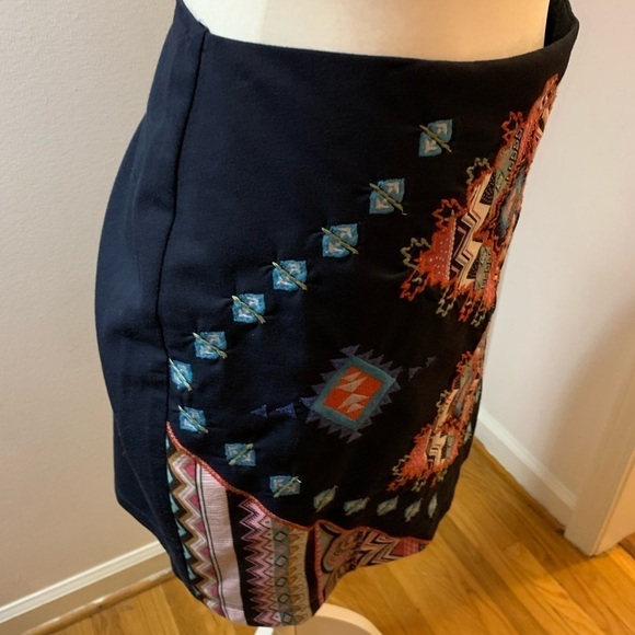 Blue Rain mini skirt, size M - Picture 2 of 7